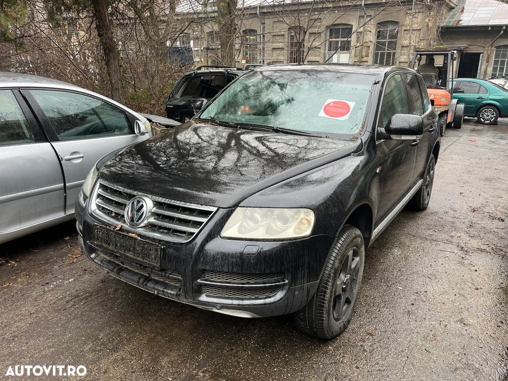Dezmembrez VW Volkswagen Touareg 7L 2005 negru 2,5 diesel BAC cutie automata - 1