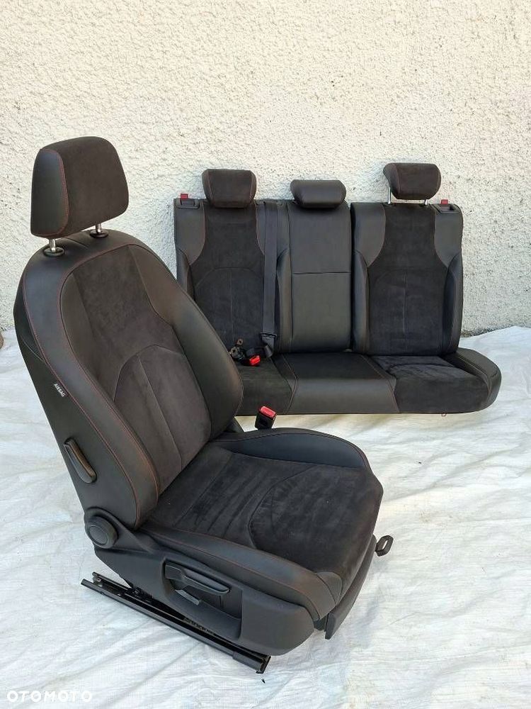 Seat Leon 5F FR Fotele Kanapa Komplet SKÓRA ALCANTARA BOCZKI DRZWI - 3