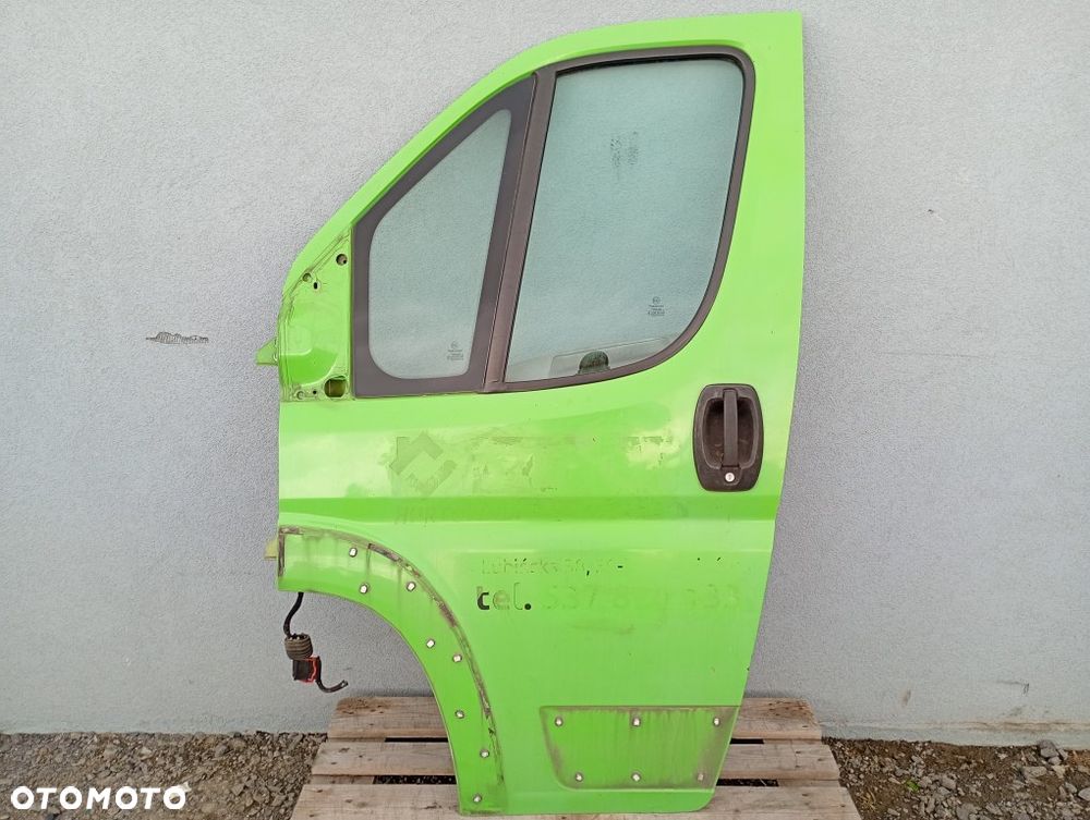 Drzwi Przednie Lewe Przód Szyba Kompletne Fiat Ducato Jumper Boxer III 2006-2024 - 1