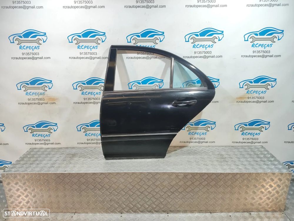 Porta Traseira Esquerda Mercedes Benz Class C W203 Fecho Elevador Motor Puxador Vidro - 4