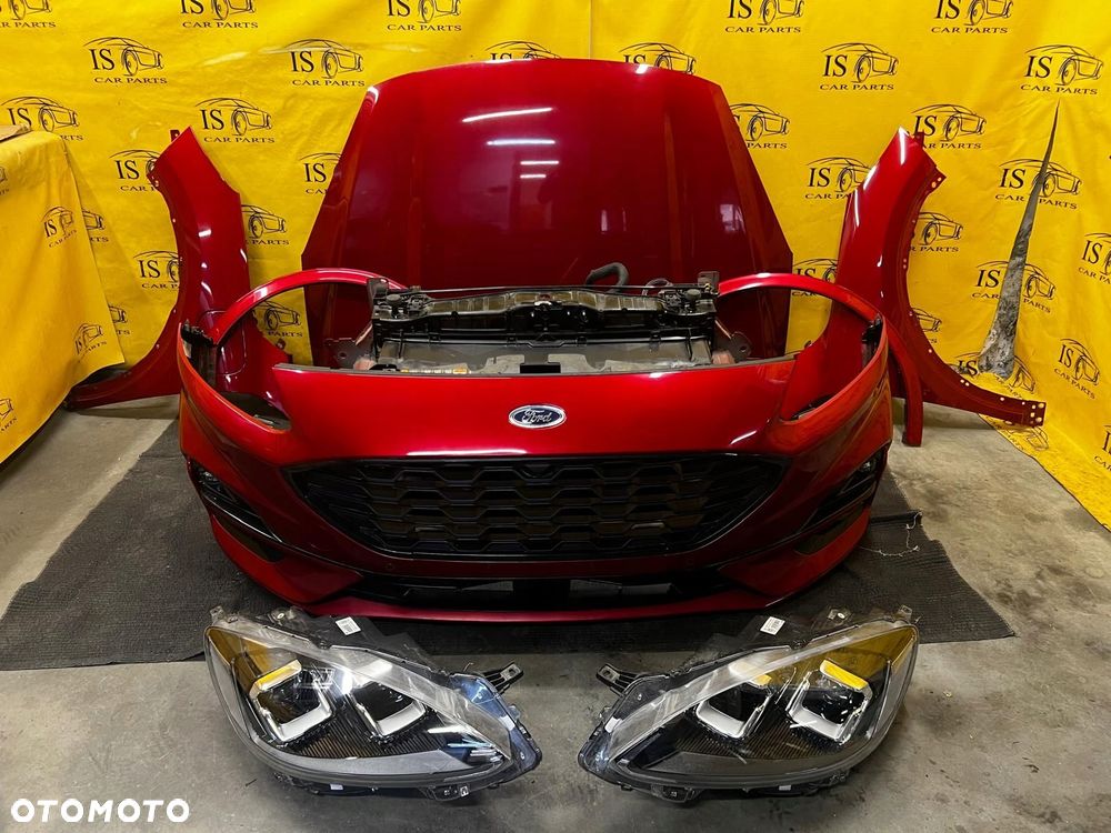 PRZÓD ZDERZAK LAMPY MASKA BŁOTNIKI FORD KUGA MK3 ST-LINE 2.5 PHEV LUCID RED - 1