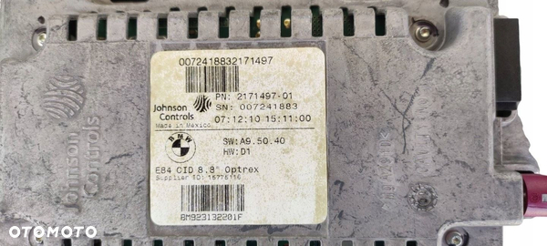 WYŚWIETLACZ MONITOR EKRAN NAWIGACJI CID 8.8 BMW X1 E84 9224965 2171497