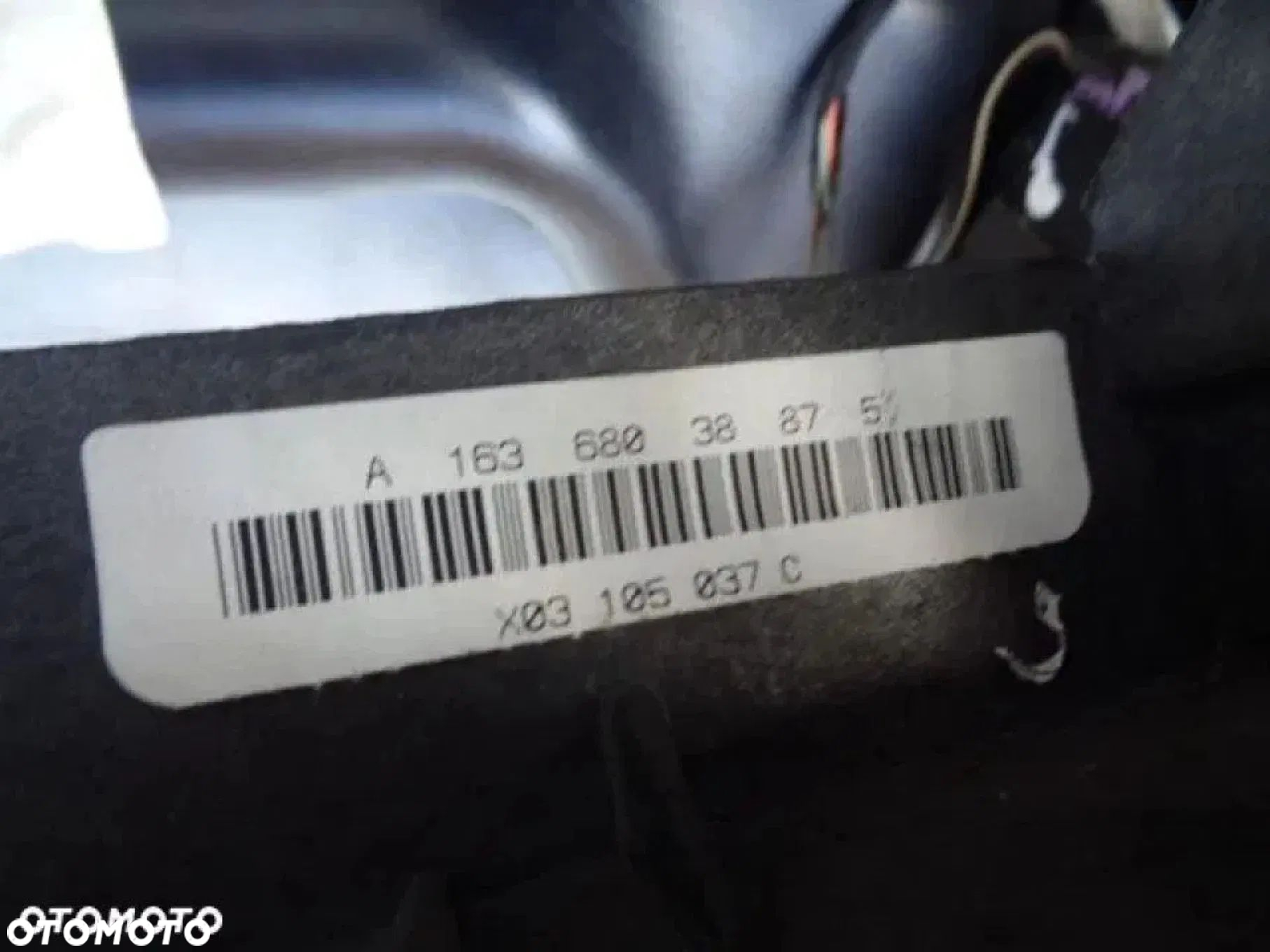 Mercedes ML W163 01-05 Lift Konsola Deska Airbag Pasażera Czarna - 10