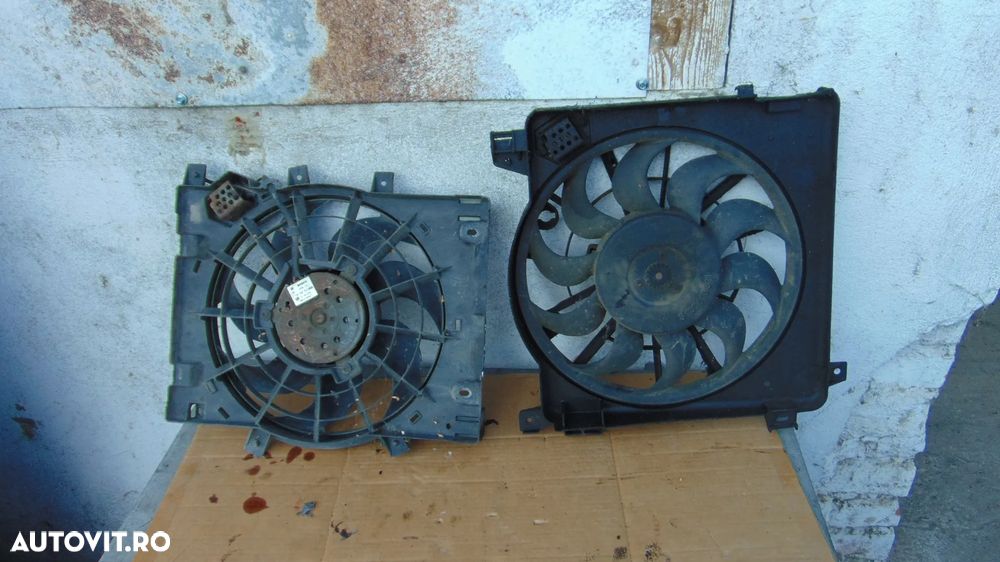 Electroventilatoare clima/radiator apa Opel Astra H,Zafira b,1.9 CDTI an 2007 cod 13147279 - 9