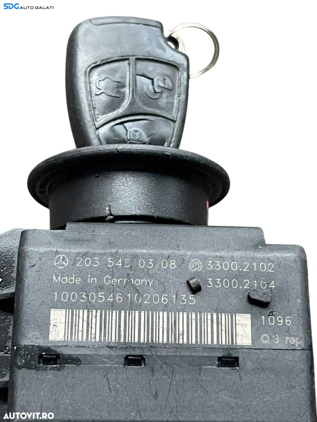 Butuc Contact Auto Pornire cu 1 Chei Cheie Mercedes Clasa C Class W203 C180 C200 C220 C270 2001 - 2007 Cod 2035450308 [B4241] - 5
