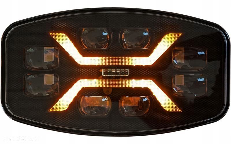 halogen dalekosiężny full led 12/24v 112w ip68 12000lm scania man daf volvo - 2