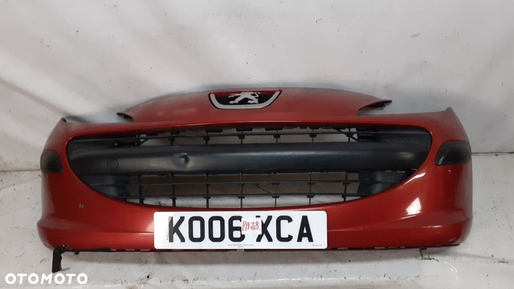 ^ ZDERZAK PRZÓD PRZEDNI DO PEUGEOT 207 EKQD BORDO - 1