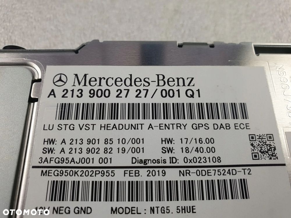 RADIO NAVI TELEMATIC MERCEDES W205 A2139002727 - 4