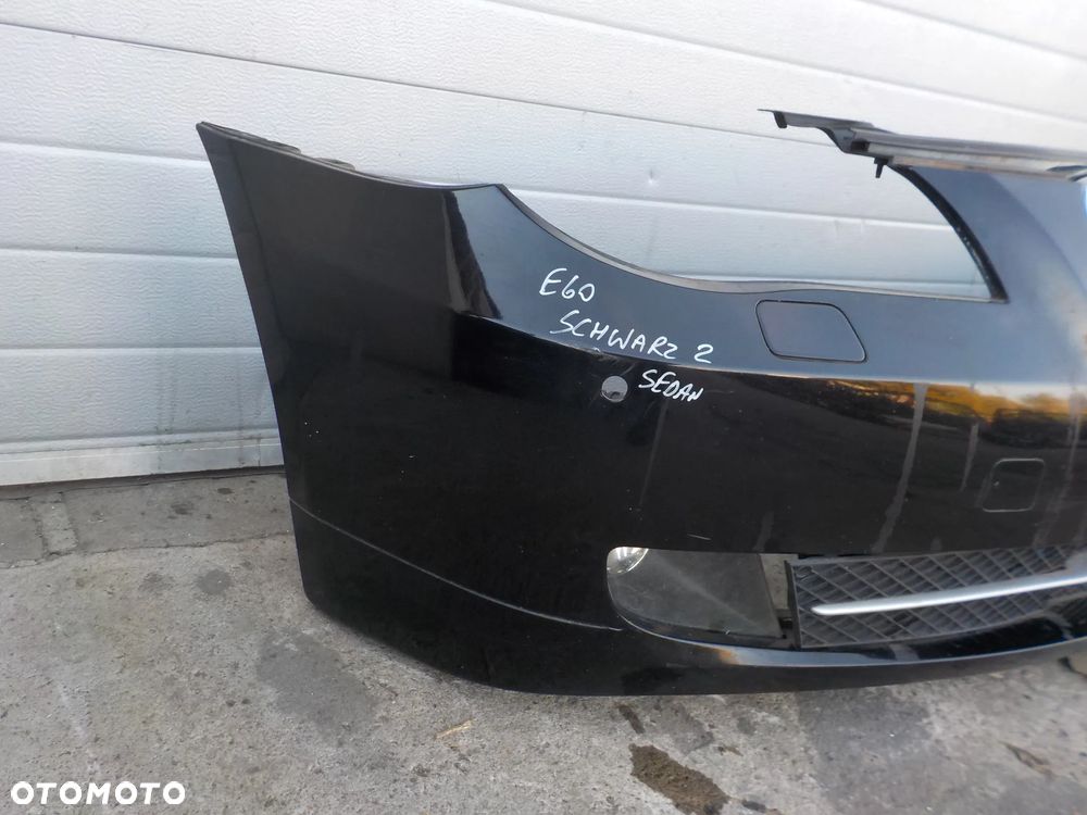 BMW E60 LIFT ZDERZAK PRZÓD PRZEDNI SCHWARZ - 2