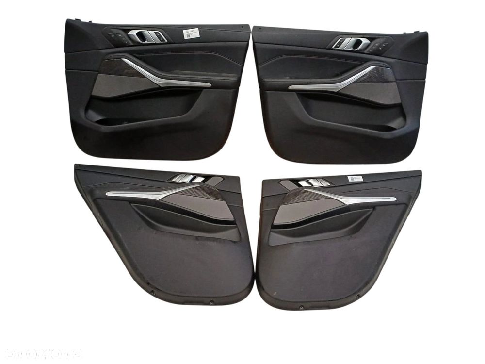 FOTEL FOTELE WNĘTRZE TAPICERKA PODŁOKIETNIK BMW X5 G05 INDIVIDUAL VASW Leather Merino black CENA BEZ WYBIERAKA I KONTROL - 12