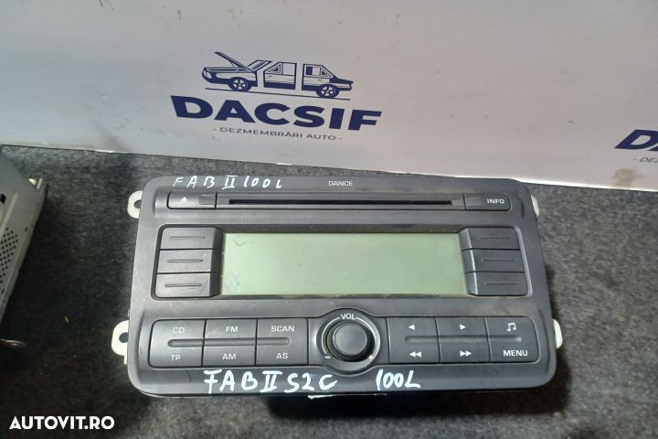 Radio cd 5J0035161 Skoda Fabia 5J [2007 - 2010] Hatchback 1.4 TDI MT - 1