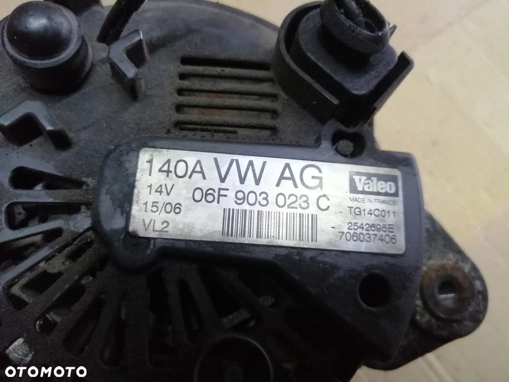 Audi Seat Skoda Volkswagen 2.0 TDi alternator 140A Valeo 06F903023C TG14C011  2542695E - 6