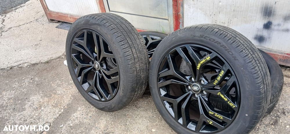 Jante aliaj EVOQUE an 2019-2025 cu cauciucuri vara 235/50R20 dot 2022 uzura 50% - 5