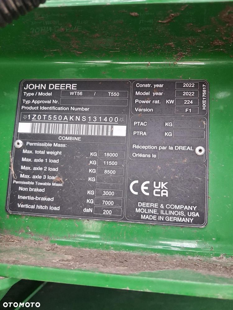 John Deere T550 - 16
