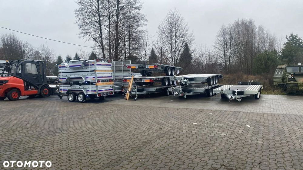 Niewiadów płaska platforma burty najazdy Atlas 2700kg nowa FV 23% - 12