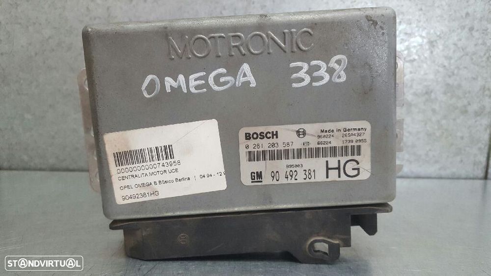 CENTRALINA DO MOTOR UCE OPEL OMEGA B - 1
