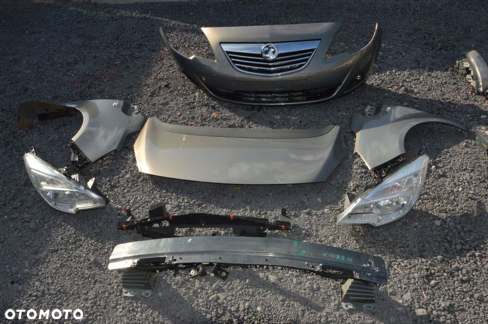 Zderzak maska błotnik lampa komplet przód opel meriva b Z40W - 5