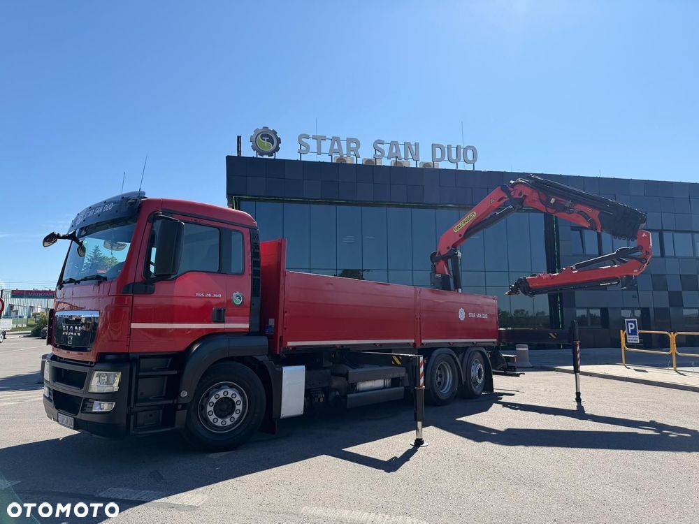 MAN TGS 26.360 6x2 PALFINGER PK 27002 SH Fly Jib HDS Żuraw Rotator - 3