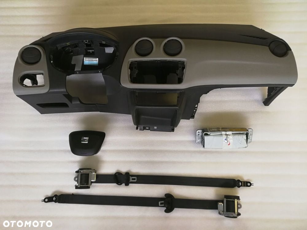 DESKA ROZDZIELCZA SEAT IBIZA 6J PODUSZKI AIRBAG - 4