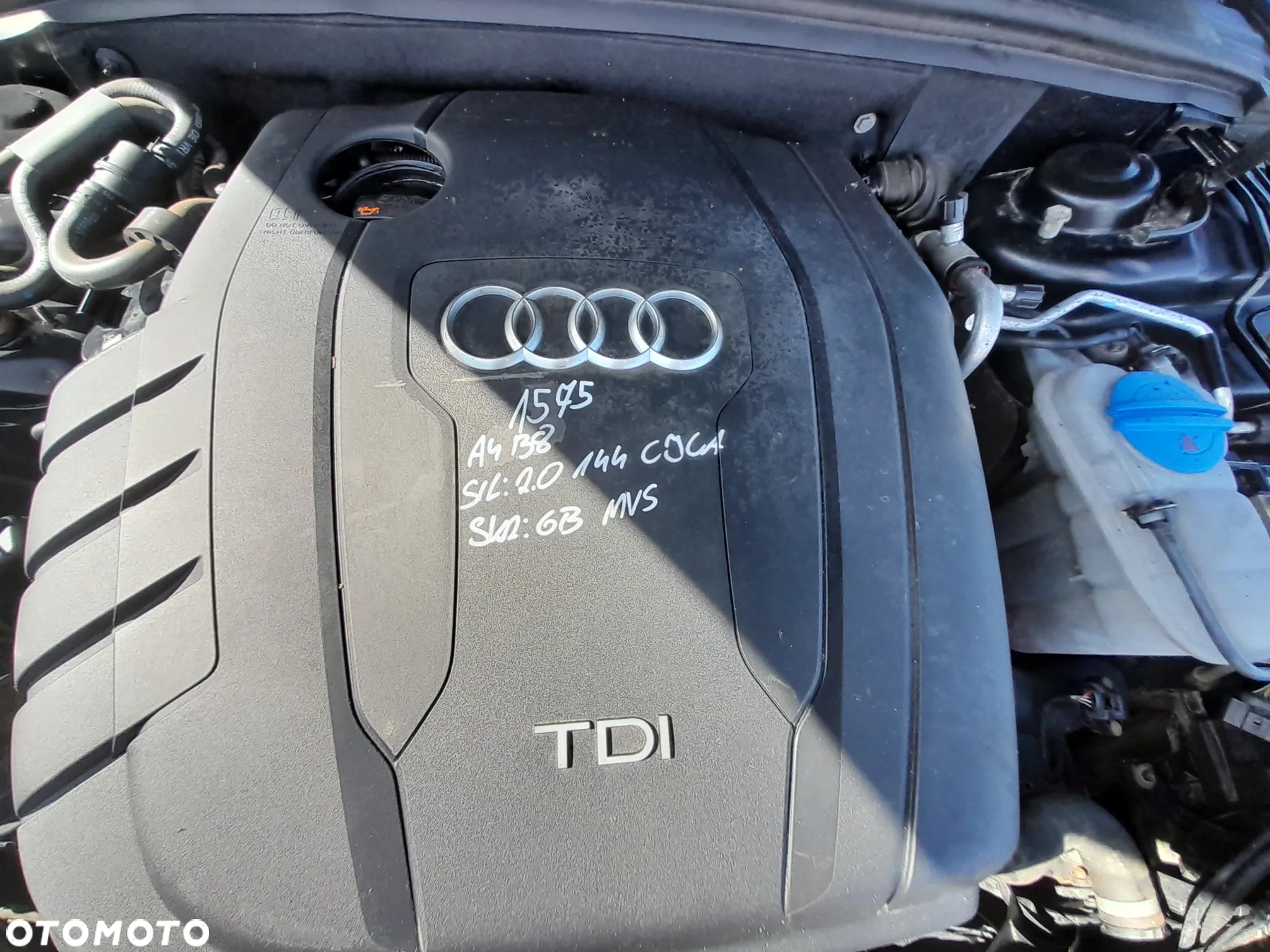 AUDI A4 B8 LIFT SILNIK 2.0 TDI 143KM DIESEL OZNACZENIE: CJCA - 2