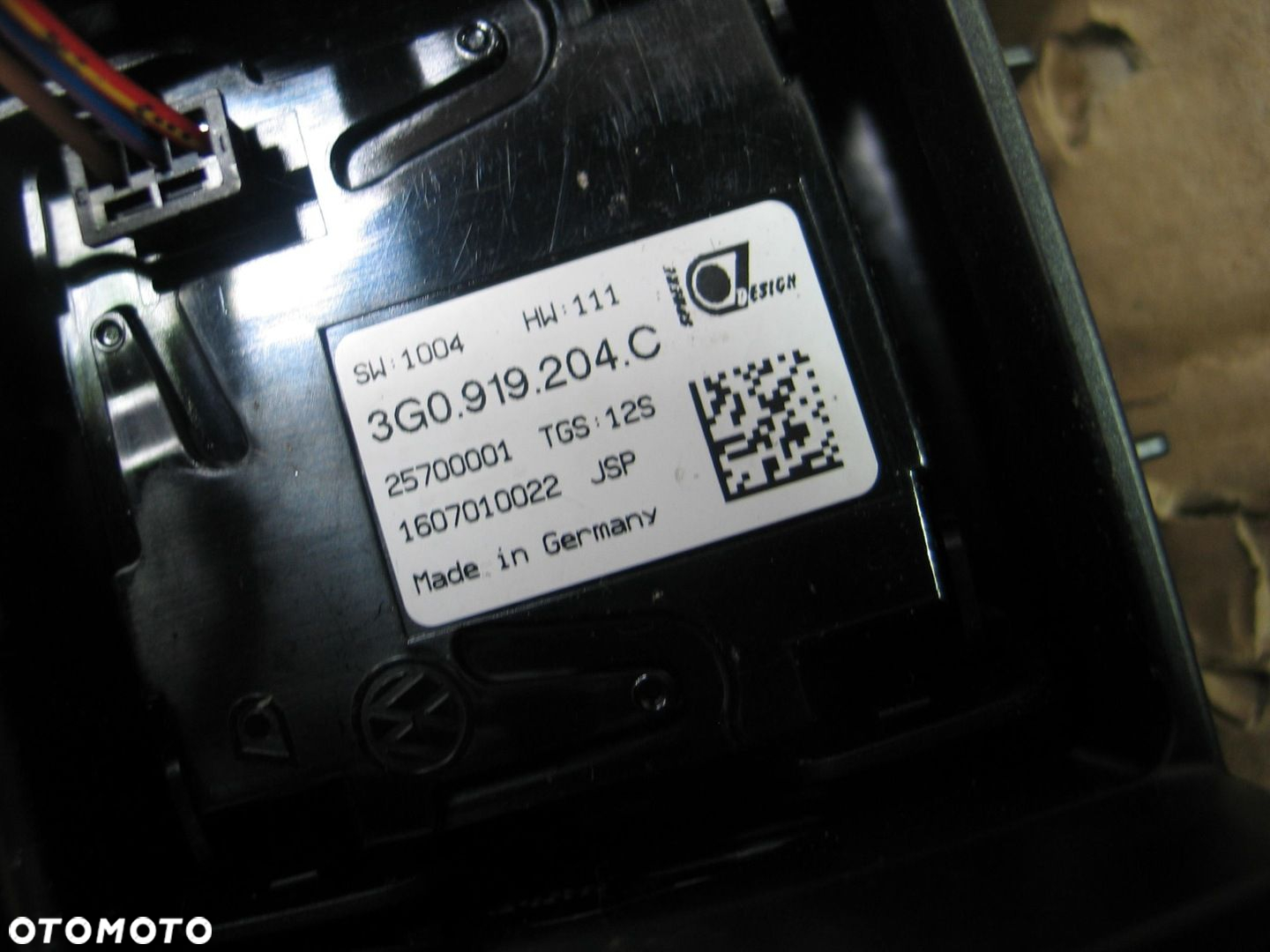 Listwa dekor kratka nawiewu zegarek vw passat B8 3G1853262AJ - 13