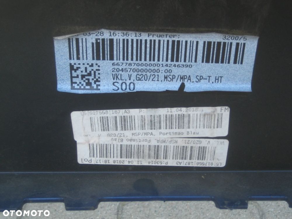 bmw g20 g21 m pakiet 18-21r zderzak przedni 4xpdc 8069346 - 15