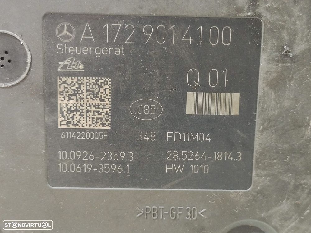 ABS Modulo Bloco Hidraulico Mercedes Benz Classe C W204 A1724312612 A1729014100 - 8
