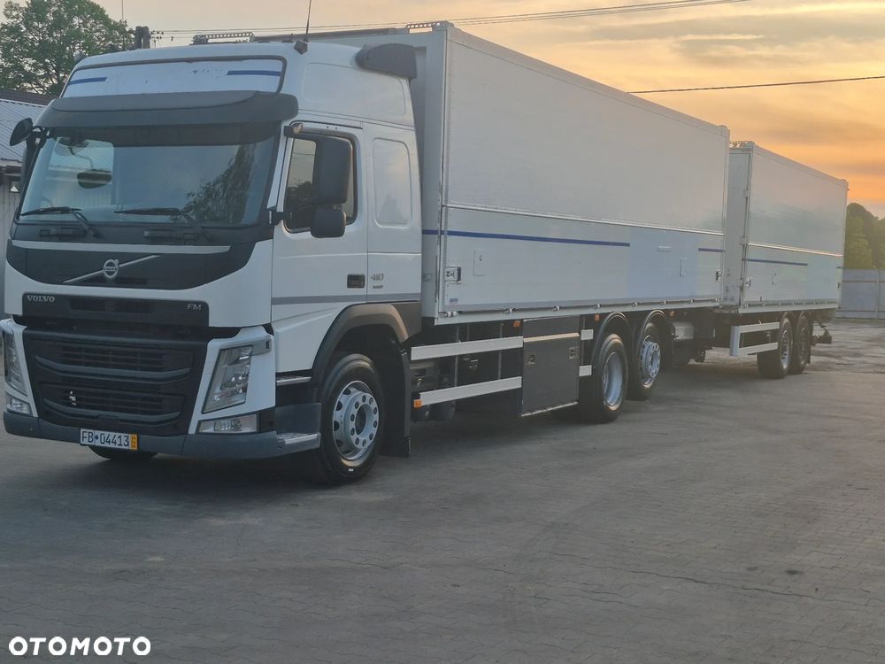 Volvo FM 410 KONTENER + WINDA / PRZYCZEPA TANDEM KRONE + WINDA ZESTAW PRZEJEZDNY - 5