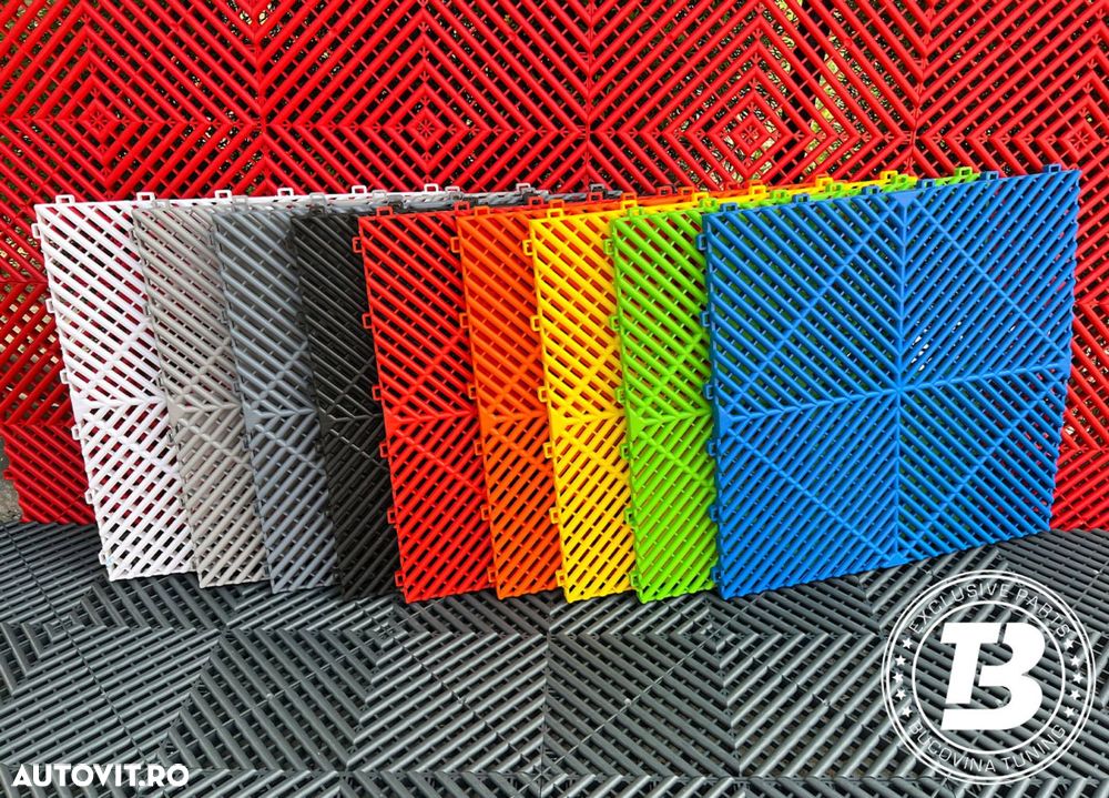 Pardoseala Modulara Plina pentru Garaj si Service - 13