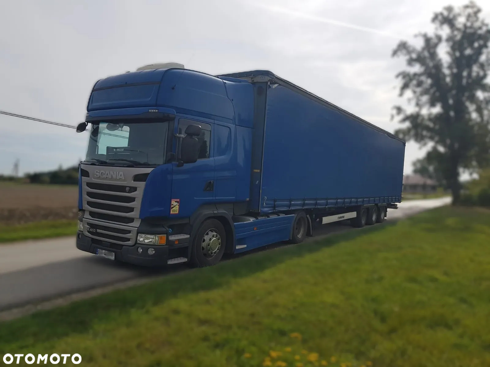 Krone FIRANKA KRONE MEGA 3H do transportu Intermodalnego .posiada mocowania i haki promowe do dzwigów suwnic kalmarów komplet pasów - 3