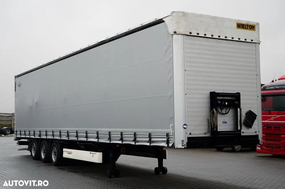 Wielton CORTINĂ WIELTON / MEGA / ACOPERIȘ CULISANT / SISTEM BDE - STALPINI CULISANTI / SAF / ACOPERIȘ ARMAT - 1