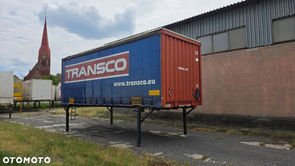 Krone 9.500zł netto ZABUDOWA KRONE BDF 7.45x2.40m FIRANKA SUWANY DACH DRZWI MOŻLIWOŚĆ TRANSPORTU - 1