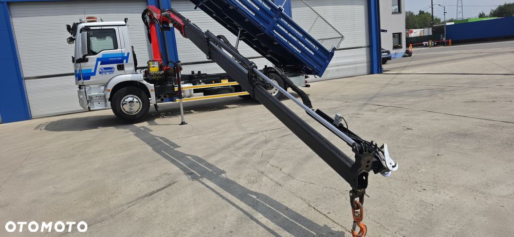 MAN TGM 18.320 WYWROTKA+HDS PALFINGER PK 12.501 SLD sterowanie radiowe 1t/10m - 15