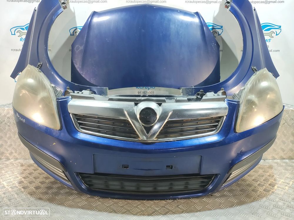 FRENTE COMPLETA OPEL ZAFIRA B A05 CAPOT PARACHOQUES GUARDA-LAMAS OTICAS RADIADOR VENTILADOR FRENTE FIBRA REFORÇO - 4