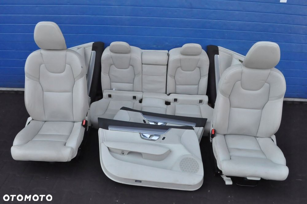 VOLVO S90 INSCRIPTION 2020R KOMPLET FOTELI FOTELE SIEDZENIA SKÓRA ŁADNE - 1