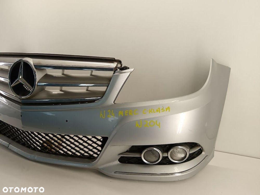 ZDERZAK PRZEDNI PRZÓD GRILL MERCEDES C-KLASA W204 LIFT 10-14 - 4