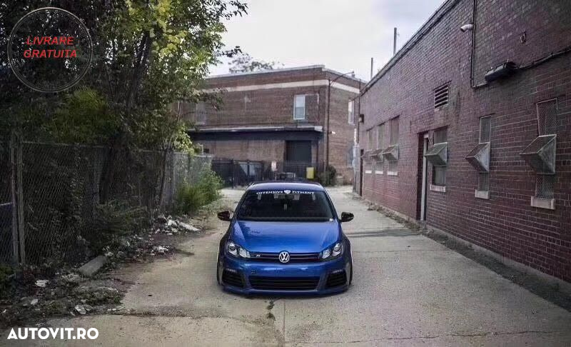 Bara Fata VW Golf VI Golf 6 (2008-2013) R20 Look cu Faruri LED Design Golf 7 3D U - livrare gratuita - 16