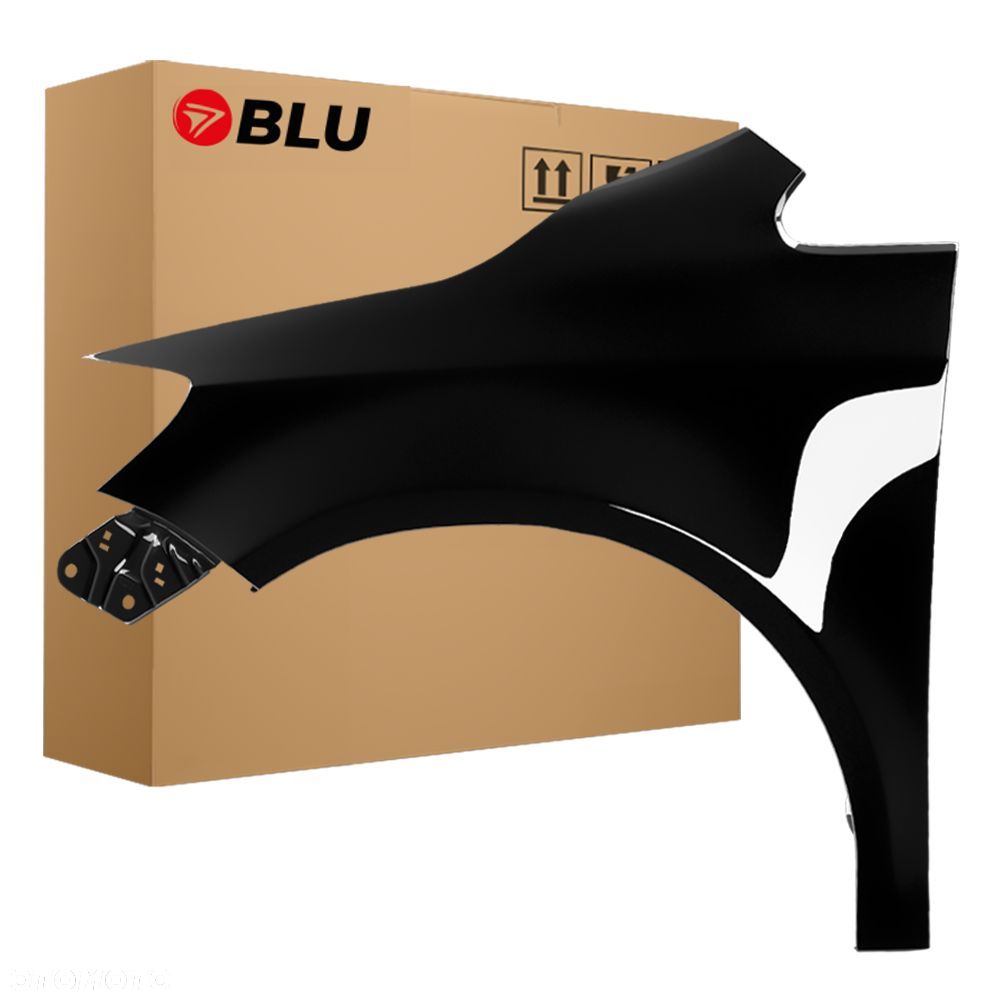 BLU Błotnik VW GOLF VI PLUS 6 + L041 LO41 lewy czarny 09-13 przód Schwarz