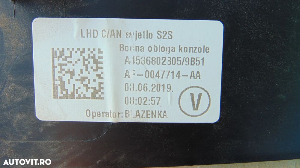 Ornament interior Smart W453 dupa 2014 ornemente interior stanga dreapta - 4