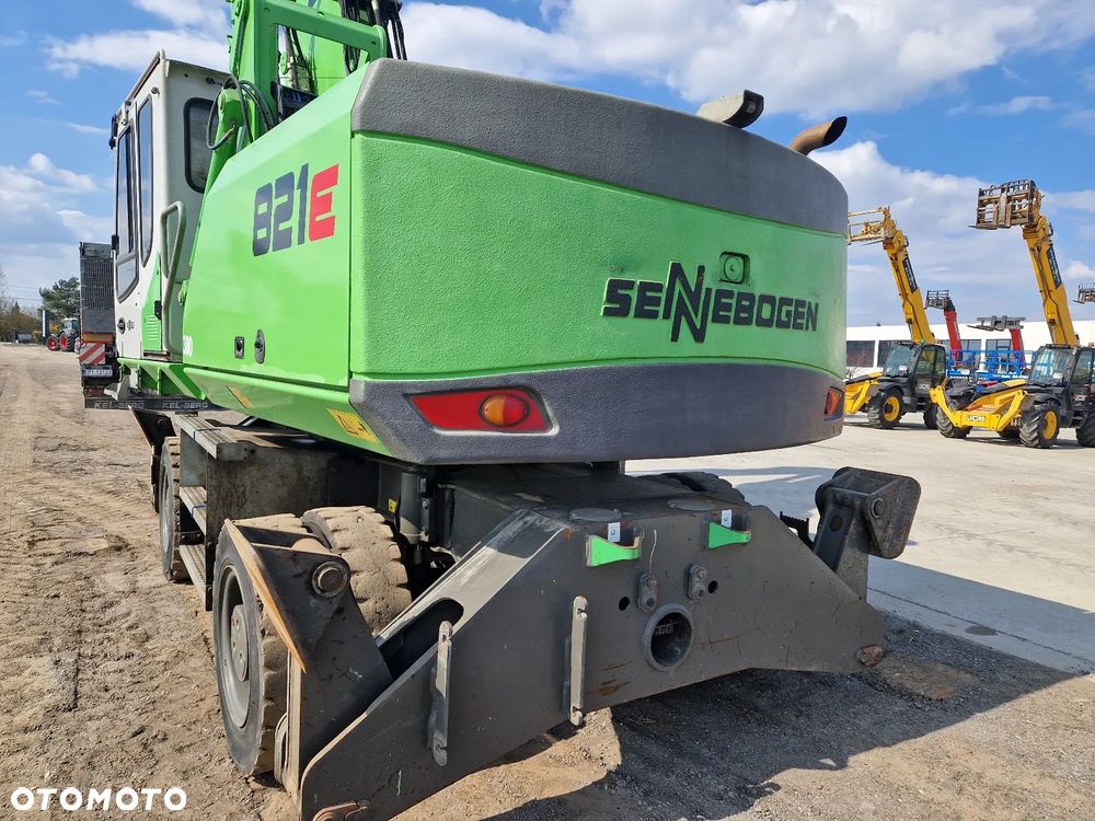 Sennebogen 821E jak FUCHS CAT M500 - 9