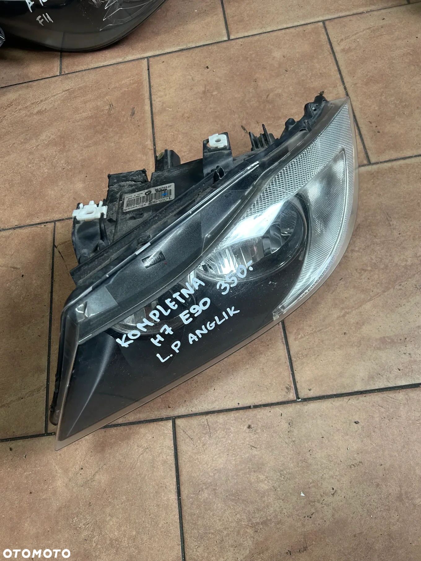 LAMPA BMW E90 LEWY PRZÓD KOMPLETNA ANGLIK H7 6942723 - 1
