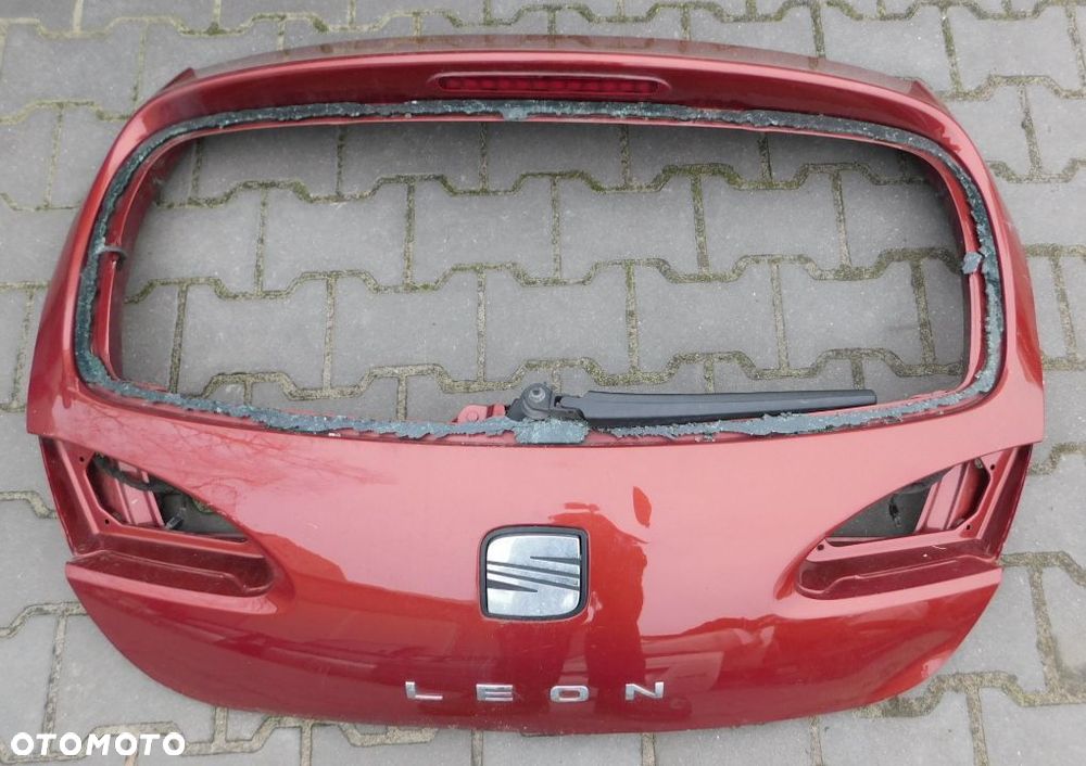 klapa bagażnika  SEAT LEON II  bordo - 2