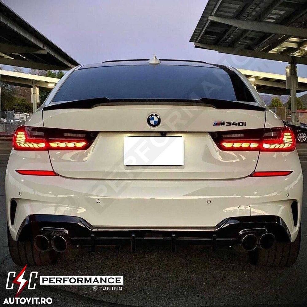 Eleron Portbagaj Compatibil BMW Seria 3 G20 (2019-up) M4 Negru Lucios - 2