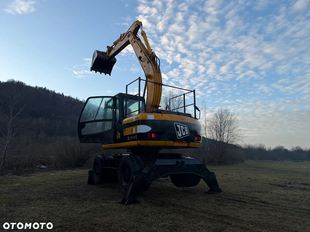JCB JS130W Koparka Kołowa 13ton z Łapami podporami Hydr.! Najlepszy niezawodny Silnik ISUZU 105 KM. Długie ramię PLUS. Sprowadzona z Norwegii Pracowała przy śmieciach! ZADBANA bez luzów i wycieków! KLIMA. Zamki na tłokach. Potężna moc! Okazja TANIO! - 25