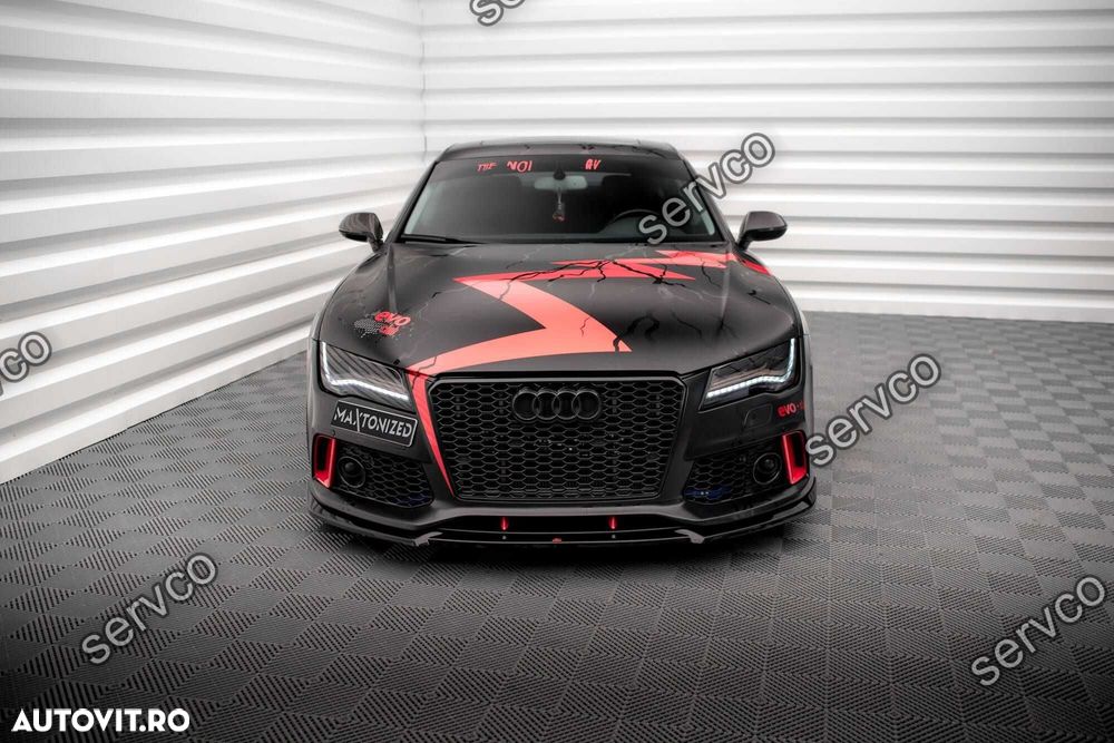 Prelungire bara fata Audi A7 RS7 Look C7 4G 2010-2017 v1 - Maxton Design - 2
