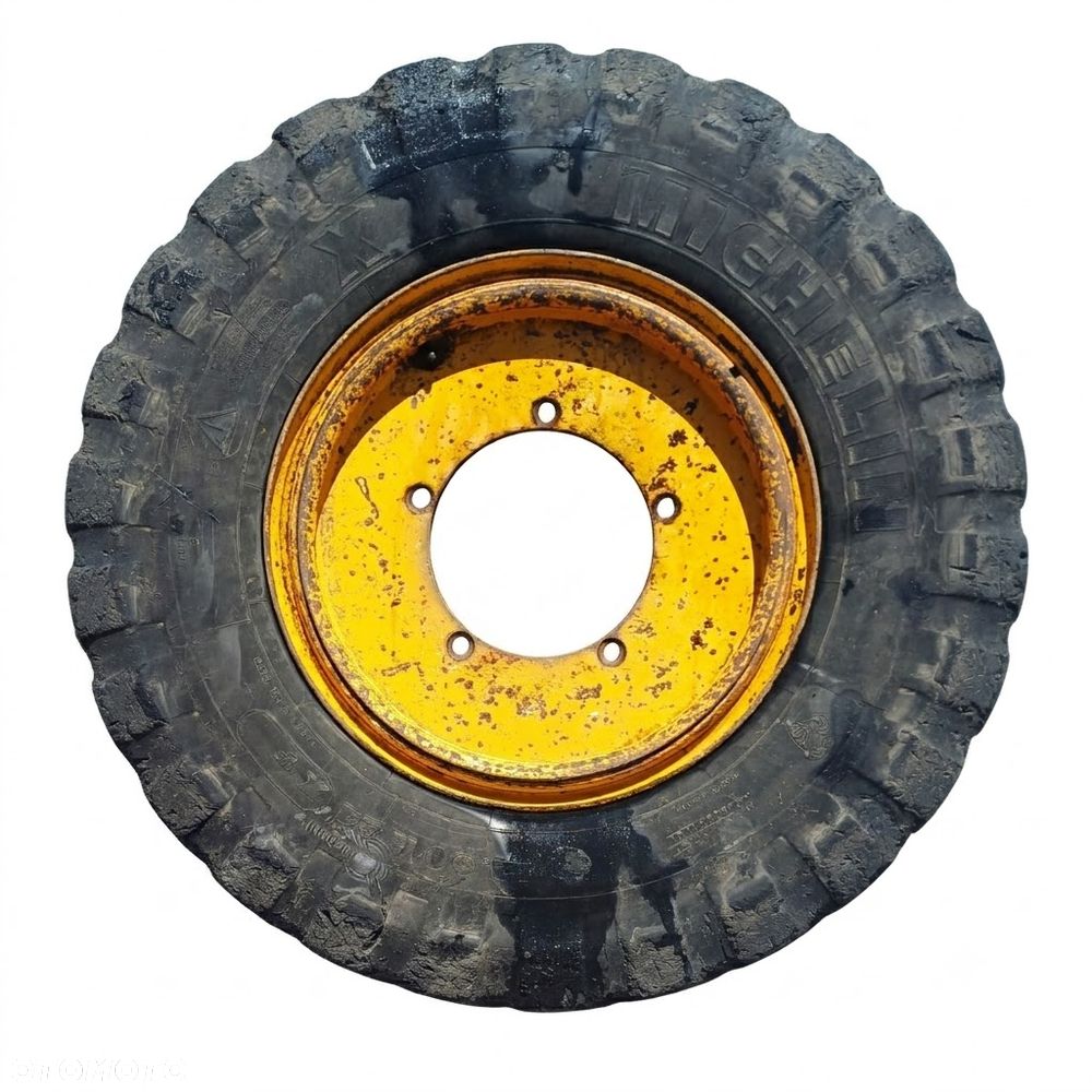 Komplet Używanych Kół 24" JCB 531 535 541 542 TM Opony Michelin 12.00 R24 Felga JCB 5 Otworów - 3