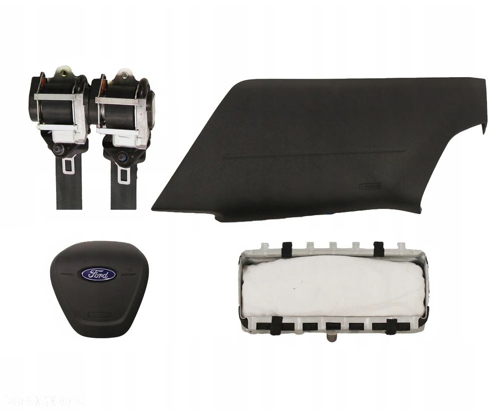 FORD TRANSIT CUSTOM AIR BAG komplet DESKA ROZDZIELCZA KONSOLA KOKPIT - 1