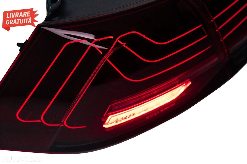 Stopuri Full LED VW Golf 7 & 7.5 VII (2013-2019) Laser Look Dinamic Secvential- livrare gratuita - 14