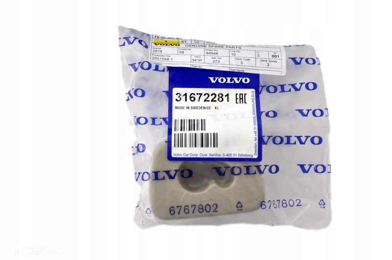 VOLVO XC90 V90 II mocowanie siatki w podsufitce OE 31463749 31672281 - 2
