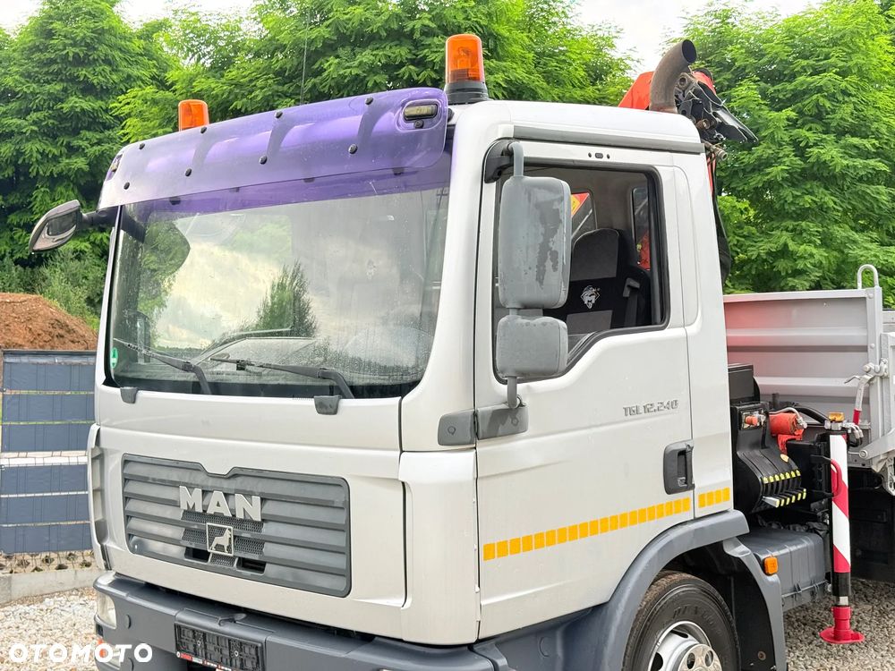 MAN MAN TGL 12-240 Kiper Wywrotka 4x2 Kran PALFINGER PK 12500 BARDZO DOBRY STAN - 5
